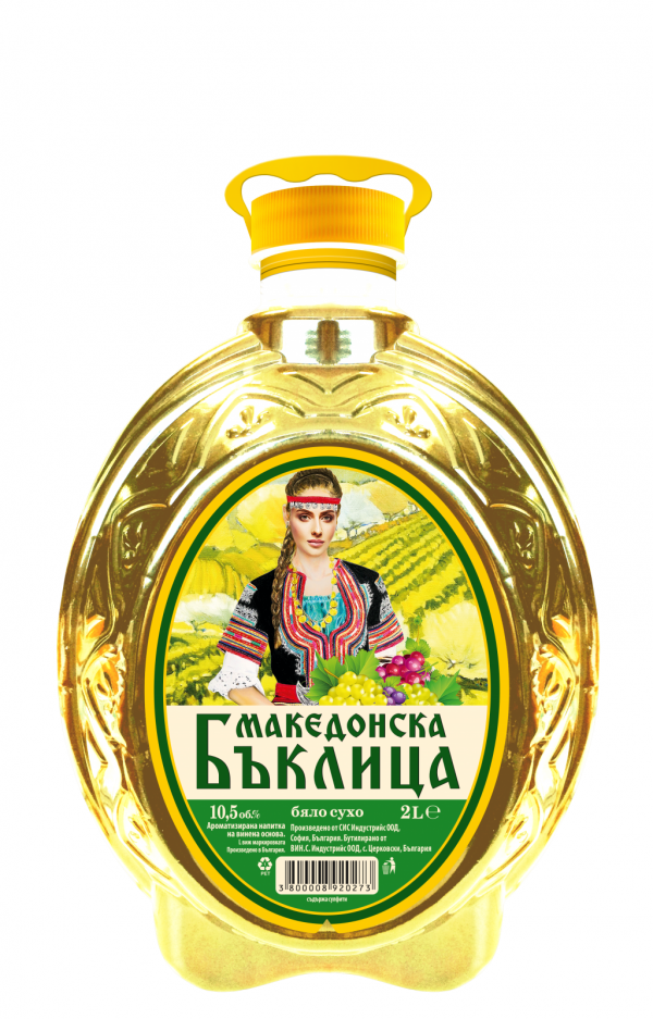 МАКЕДОНСКА БЪКЛИЦА БЯЛО 2л.10.5%/4бр.