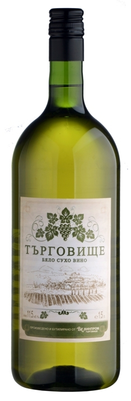 ВИНО ТЪРГОВИЩЕ БЯЛО 1.5Л 10.5%